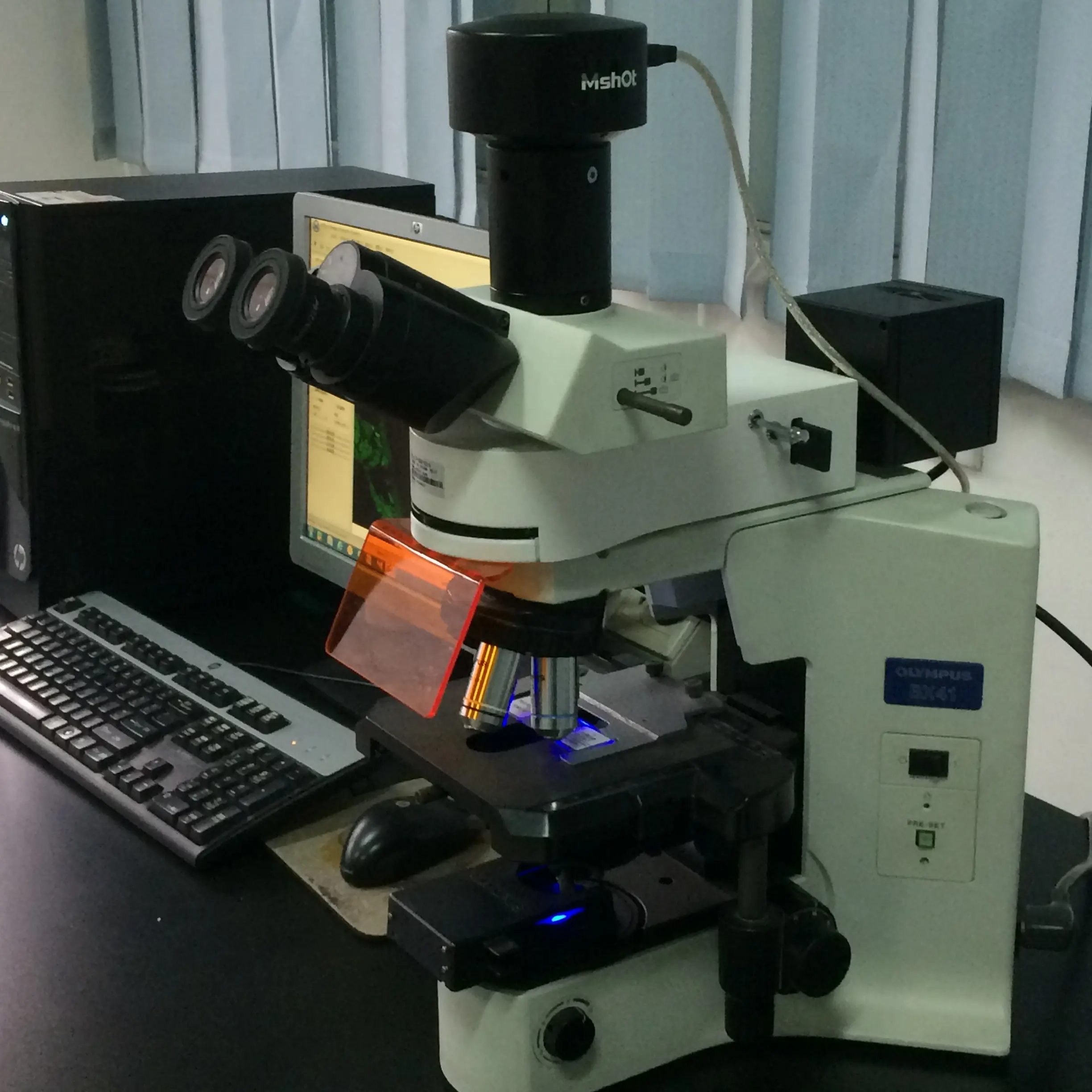 Upgrade Olympus CX31 / CX41 Microscope to LED Fluorescence